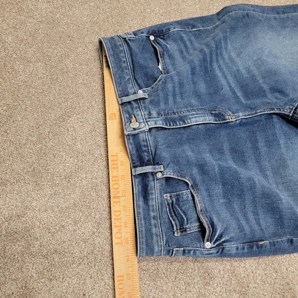 Classic Loft the curvy kick crop bootcut jeans sz 12/31 High rise blue. jean - Picture 8 of 12